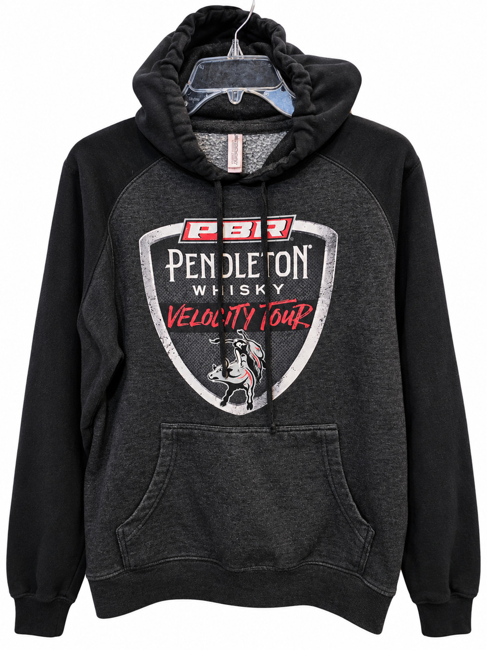 Independent PBR Pendleton Graphic Hoodie Mens S Black Whisky Velocity Tour Sport